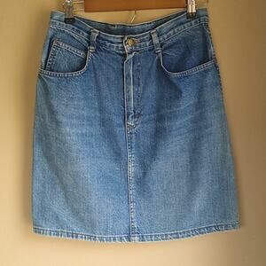 Shades Y2K Vintage Denim Midi Skirt Size 11/12